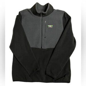 L.L .Bean Womens Quarter Zip Fleece Pullover Sweatshirt Size Large